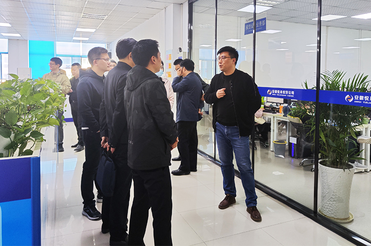 宿州市科技局局长李晓晖一行到悦来悦好开展调研工作