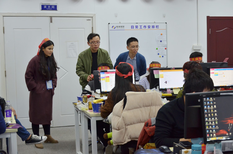 阿里巴巴淘宝服务市场小二双11莅临悦来悦好调研